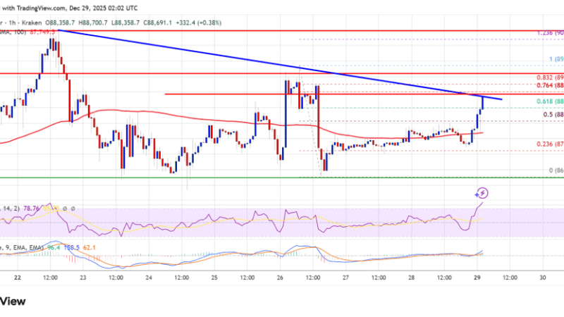 Bitcoin Price Advances Cautiously, Bulls Probe for Upside Control