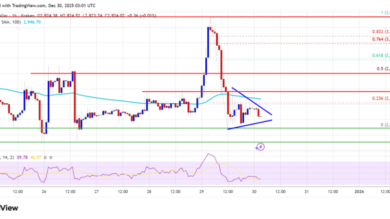 Ethereum Price Momentum Rolls Over, Bearish Move Warning