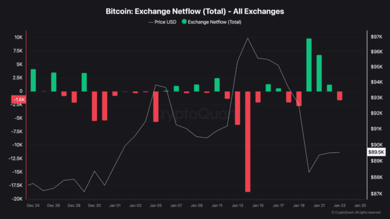17,000 Bitcoin Hit Exchanges — Is a Deeper BTC Pullback to $80,000 Coming?