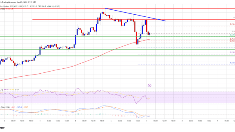 Bitcoin Price Shows Early Signs of a Pullback After Recent Run