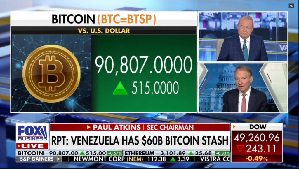 Crypto Market Structure Bill Poised For A Trump Signature, SEC Chief Says