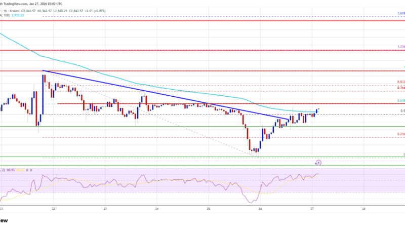 Ethereum Price Rebounds, Yet $3K Remains A Brutal Resistance Test