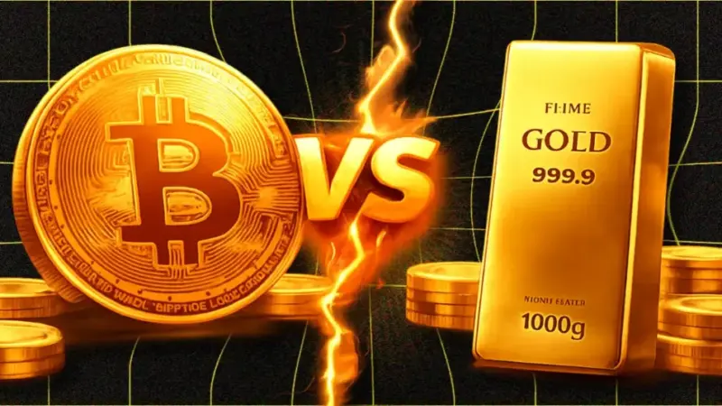 Gold Hits $5000 as Bitcoin Lags, Analysts Eye 400% Rally