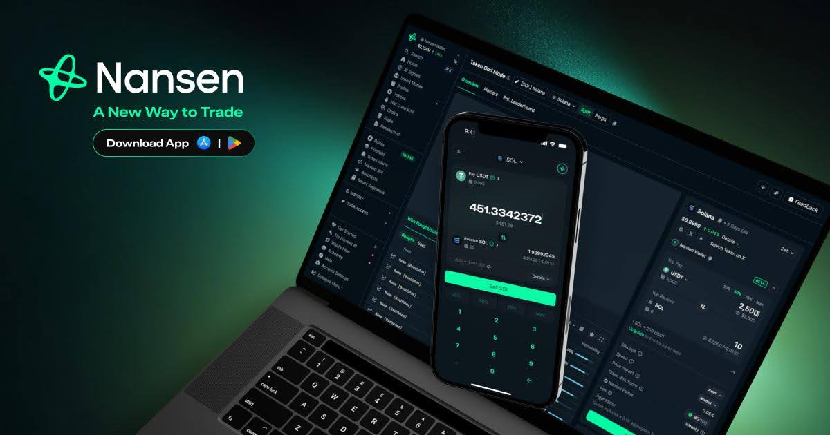 Nansen Opens AI-Powered Onchain Trading to All Users With 0.25% Fees and Built-In Wallet
