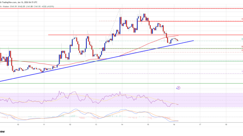 Solana (SOL) Slips Back to Support, Setting Up a High-Tension Test