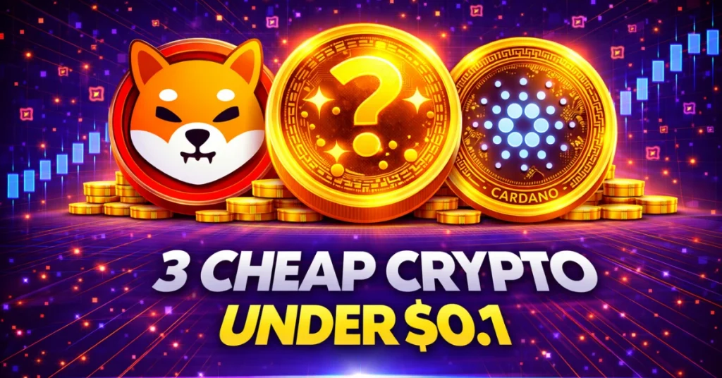 Top 3 Cheap Cryptos Under $0.1: Crypto Market Turns Bullish As Investors Shift Focus