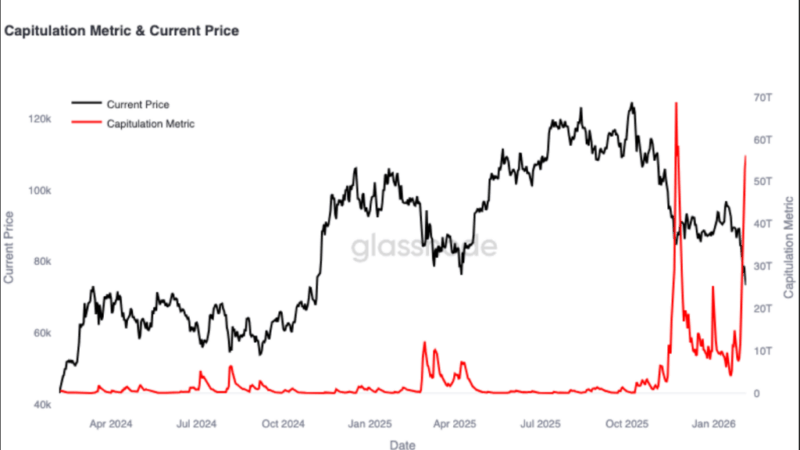Bitcoin Shaken By Major Capitulation Event As Price Drops To $65K