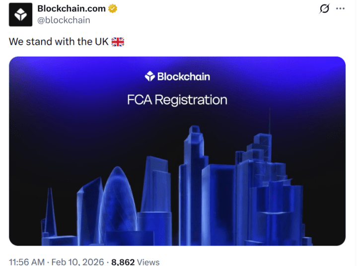 Blockchain.com Secures UK Registration: $LIQUID Brings Harmony