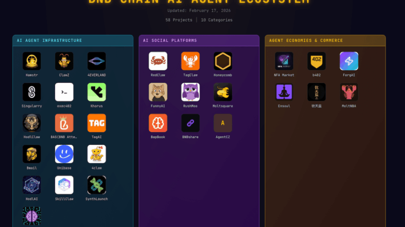 BNB Chain’s AI Agent Ecosystem Surges As Crypto Markets Bleed