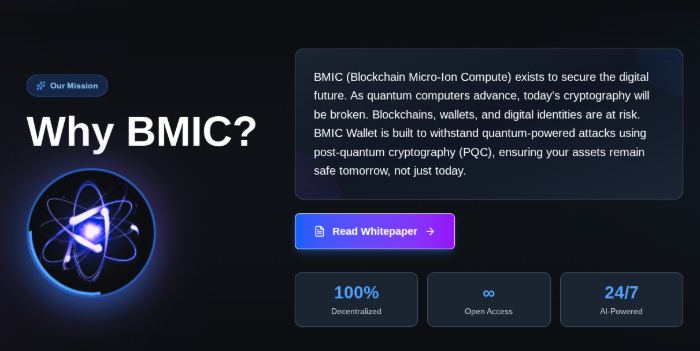 Bridging The Gap Between Banks And Crypto: $BMIC Powers Future Security
