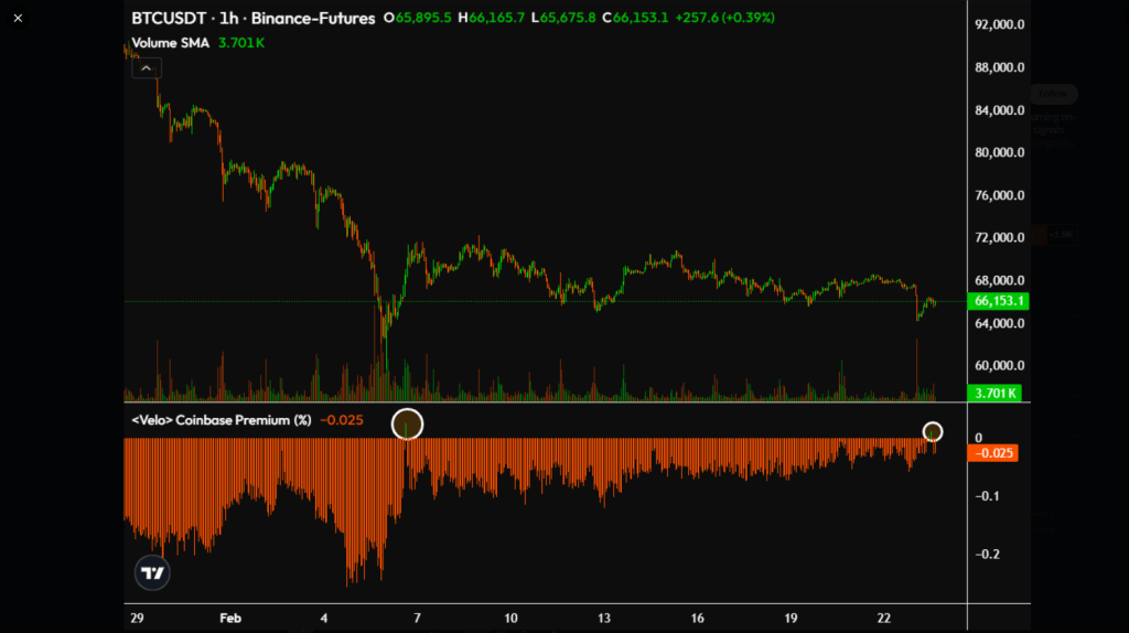 Bullish Signal? Coinbase Bitcoin Premium Turns Positive After Months In Red