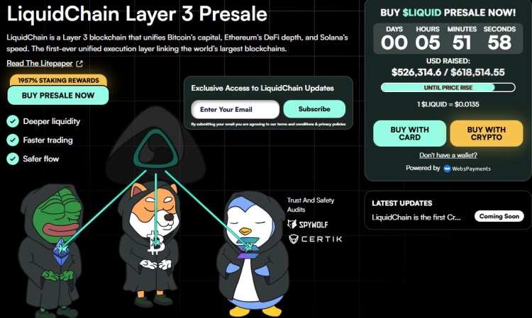 Ethereum Price Prediction: Can ETH Recover Above $2.5K or Will $LIQUID Take Over?