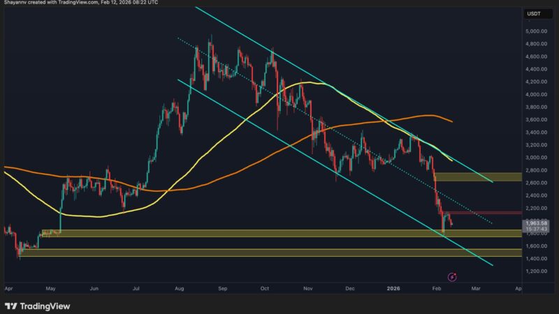 Ethereum Price Prediction: Is the Bottom In for ETH? $1.8K Support Holds Key to Recovery