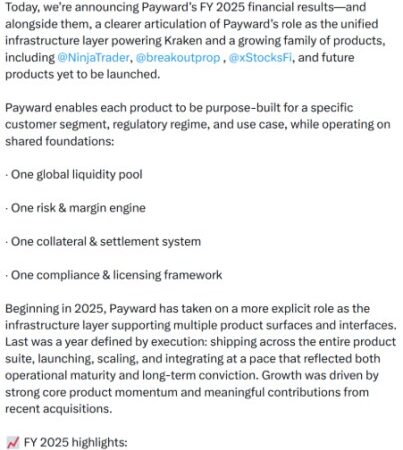 LiquidChain ($LIQUID) Unlocks Unified Liquidity as Kraken Parent Reports Revenue Jump