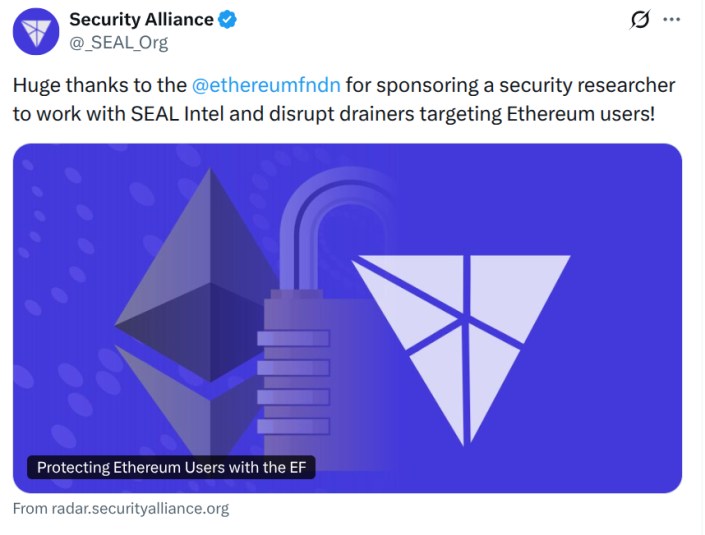 SEAL and Ethereum Foundation Partner to Combat Wallet Drainers: Security-First Investors Switch to $BMIC
