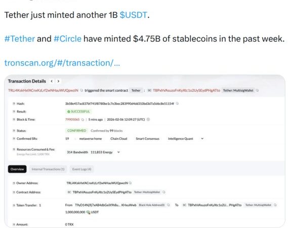 Tether Mints 1B $USDT: Liquidity Injection Hits as SUBBD Targets $85B Creator Economy