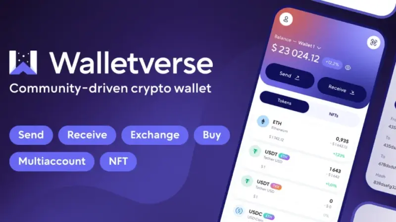 Walletverse Launches 1inch Swaps In-App, Unlocking Aggregated Liquidity, Better Execution, and Cross-Chain Exchanges