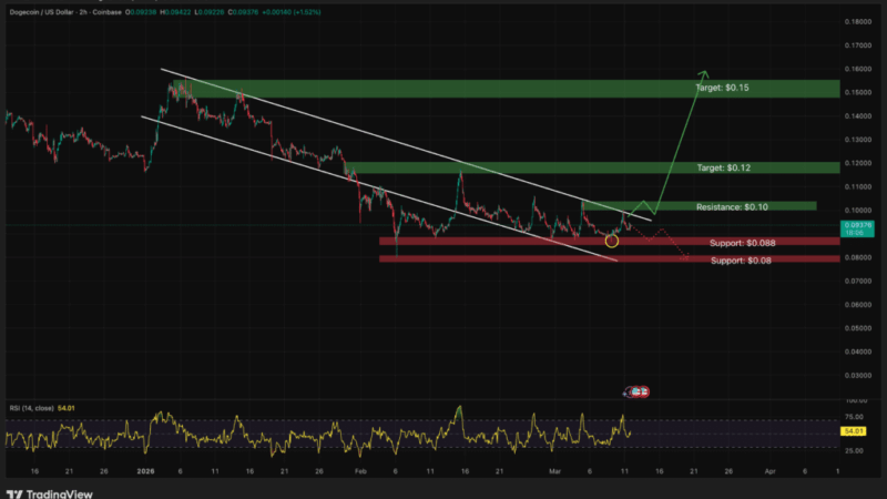 Dogecoin Price Analysis: DOGE Touches Historic Trendline Again – Is Another Explosive Move Coming?