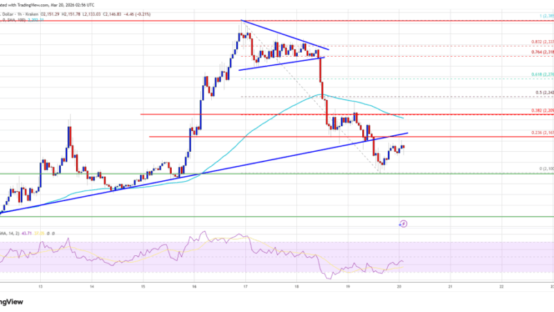 Ethereum Price Drops to $2,100, Shaking Confidence Amid Volatility