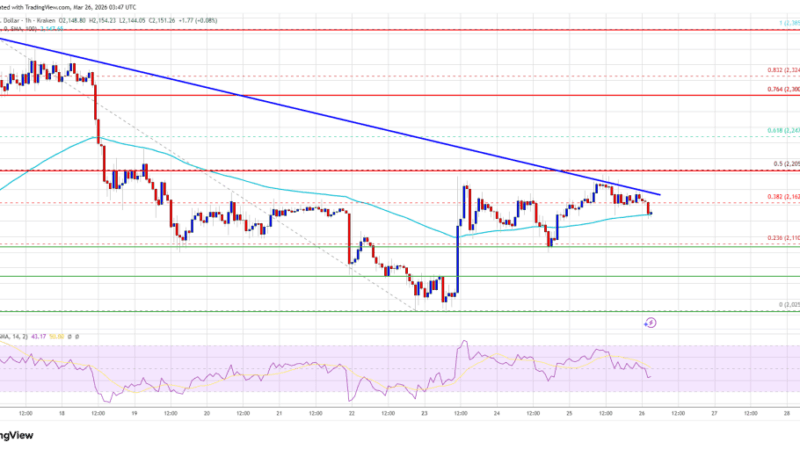 Ethereum Price Faces Downside Risk, Bears Prepare for Fresh Move