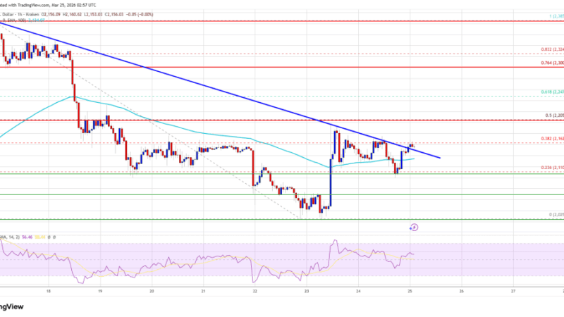 Ethereum Price Trends Higher, Bulls Look to Extend Gains Further
