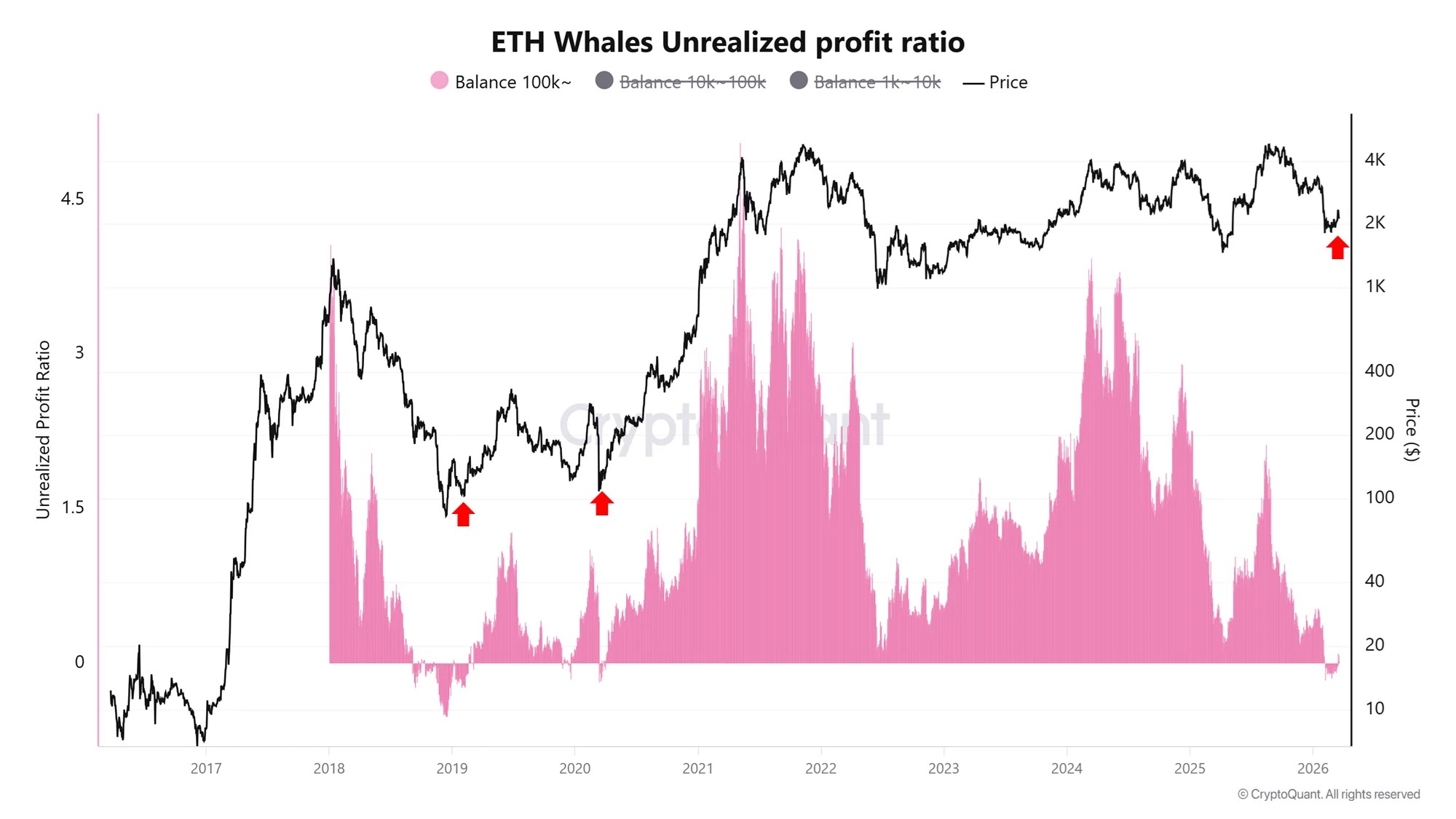 Ethereum Whales Return to Profitability as Historical Bottom Signal Reappears