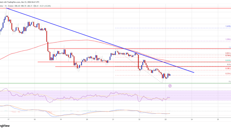 Solana (SOL) Drifts Lower, Is a Drop Below $85 Now Imminent?