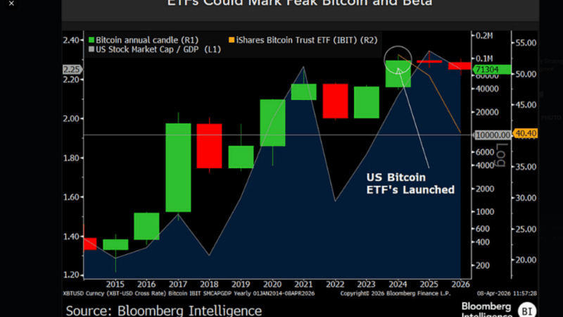 Bitcoin ETF Hype Hits Ceiling, Sharp Drop Risk Emerges: Analyst