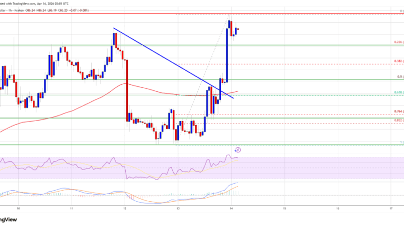 Solana (SOL) Knocks on $88, Bulls Aim for $100 Rally
