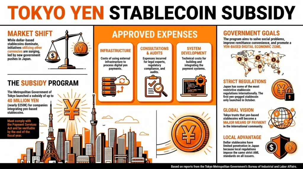 Tokyo Offers Subsidies to Businesses That Promote the Digital Yen