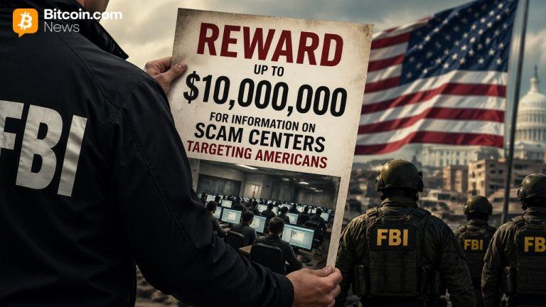 US Offers $10M Reward as DOJ Restrains Over $700M in Crypto From Scam Centers Targeting Americans