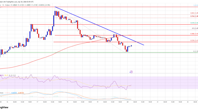 XRP Price Revisits $1.40 Level, Recovery Hopes Hang In Balance