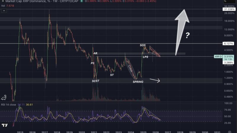 Analyst Maps XRP’s Path To 31% Of The Entire Crypto Market
