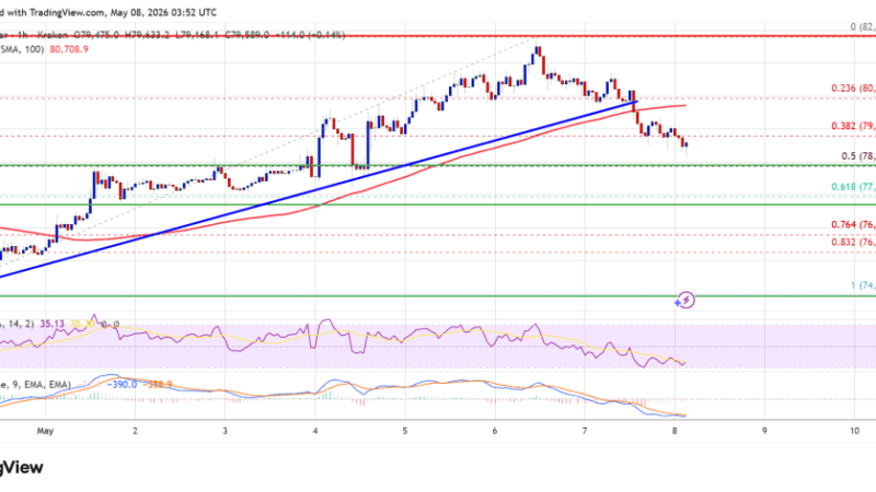 Bitcoin Price Gives Up Part Of Rally, Sellers Reappear Near Highs