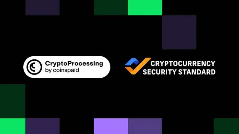 CryptoProcessing by Coinspaid Achieves Crypto Security’s Highest Standard