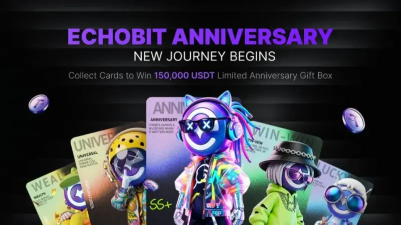 Echobit Unlocks Million-USDT Anniversary Campaign as Fortune Card Social Mechanism Ignites Global Community Engagement