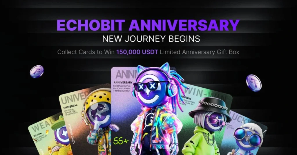 Echobit Unlocks Million-USDT Anniversary Campaign as Fortune Card Social Mechanism Ignites Global Community Engagement