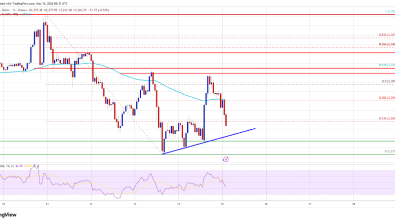 Ethereum Price Trapped Below $2,320, Recovery Hopes Start Fading