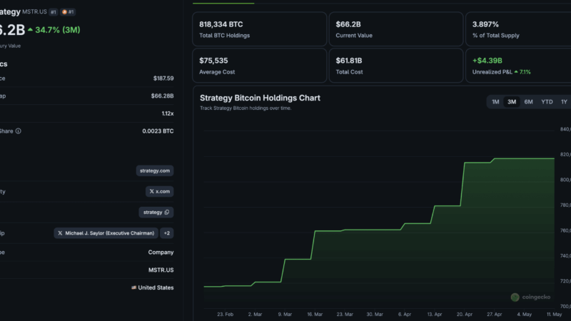 MicroStrategy Bitcoin Holdings Hit $66Bn: What Next for Saylor?