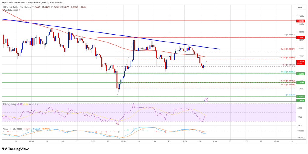 XRP Price Weakness Builds, Traders Brace For Fresh Selloff