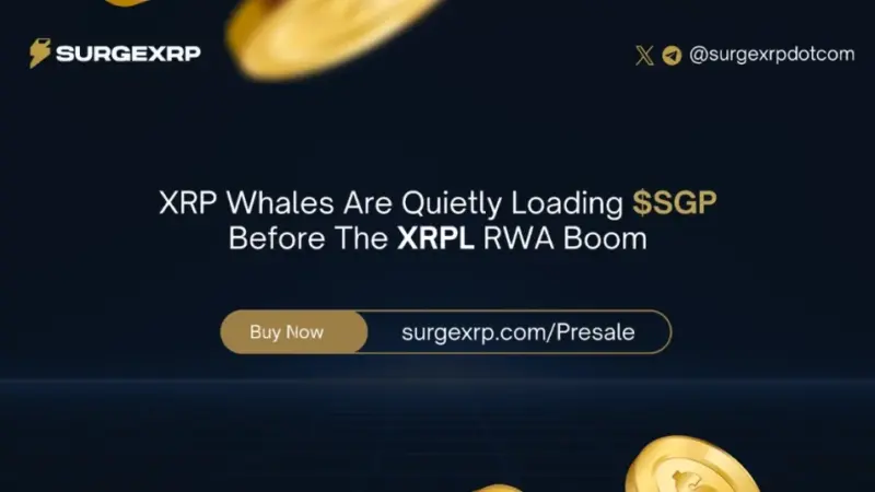 XRP Whales Rush Into SurgeXRP As $SGP Presale Surges Past 10% Of Soft Cap, Real-Time Allocation Dashboard Incoming
