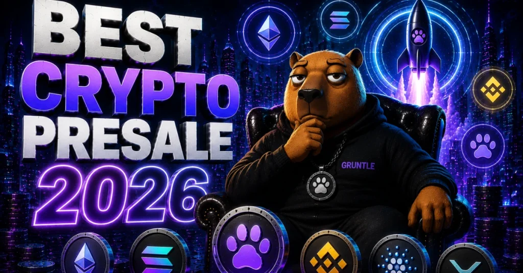Best Crypto Presale 2026: Tech Stocks Plunge, BTC and ADA Slide, $GRUNTLE Hits $105k