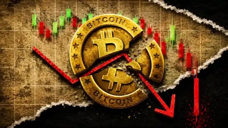Bitcoin Price Crashes 9% as Investors Redirect Capital to AI and Space Deals
