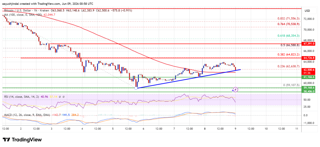 Bitcoin Price Stumbles Near $64K—Was The Rebound Just A Trap?