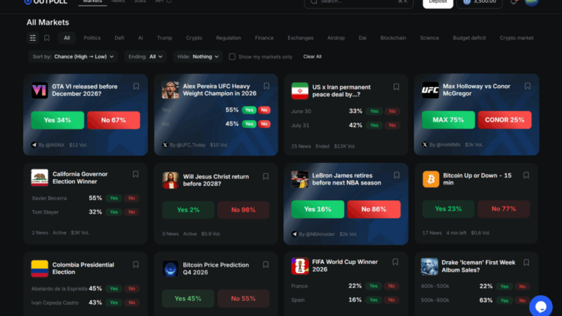 Outpoll: A New Paradigm in Prediction Markets